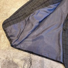 画像7: ALL OVER CHECK PATTERN TAILORED JACKET / Ladies L (7)