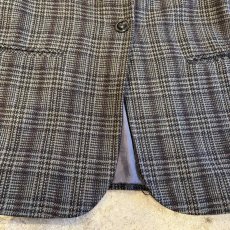 画像4: ALL OVER CHECK PATTERN TAILORED JACKET / Ladies L (4)