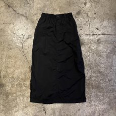 画像1: BLACK COLOR 3 POCKET DESIGN LONG SKIRT / W26~W34(L) (1)