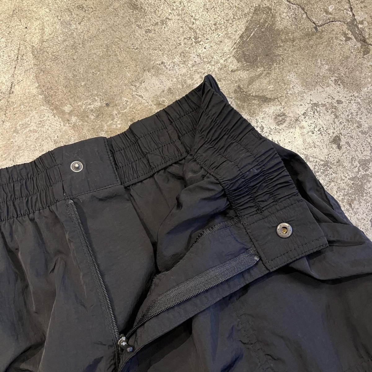 画像9: BLACK COLOR 3 POCKET DESIGN LONG SKIRT / W26~W34(L) (9)