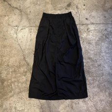 画像2: BLACK COLOR 3 POCKET DESIGN LONG SKIRT / W26~W34(L) (2)
