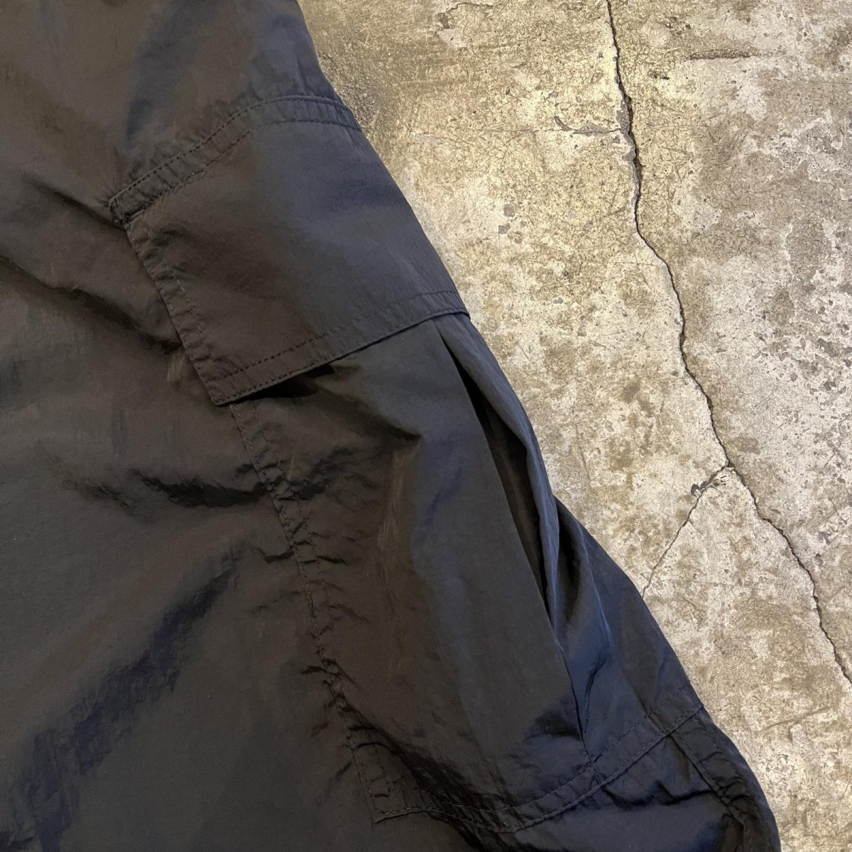 画像8: BLACK COLOR 3 POCKET DESIGN LONG SKIRT / W26~W34(L) (8)