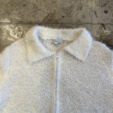 画像8: ALL OVER SHAGGY PATTERN DOUBLE ZIP DESIGN KNIT L/S TOPS /  Ladies M(L) (8)