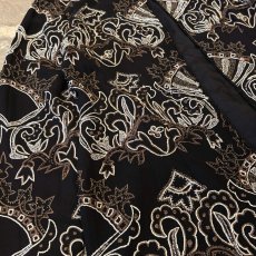 画像5: BEADS&EMBROIDERY DECORATIVE SILK JACKET / Mens L (5)