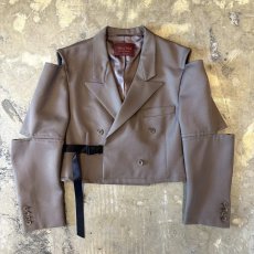 画像1: 【Wiz&Witch】"TRANSFORM" WRAP TAYLOR JACKET / BROWN / OS (1)