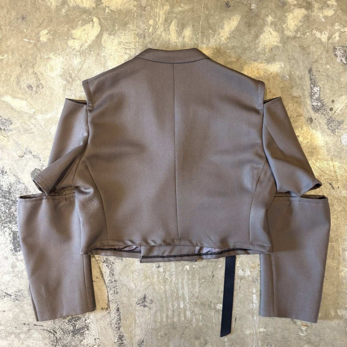 画像2: 【Wiz&Witch】"TRANSFORM" WRAP TAYLOR JACKET / BROWN / OS (2)