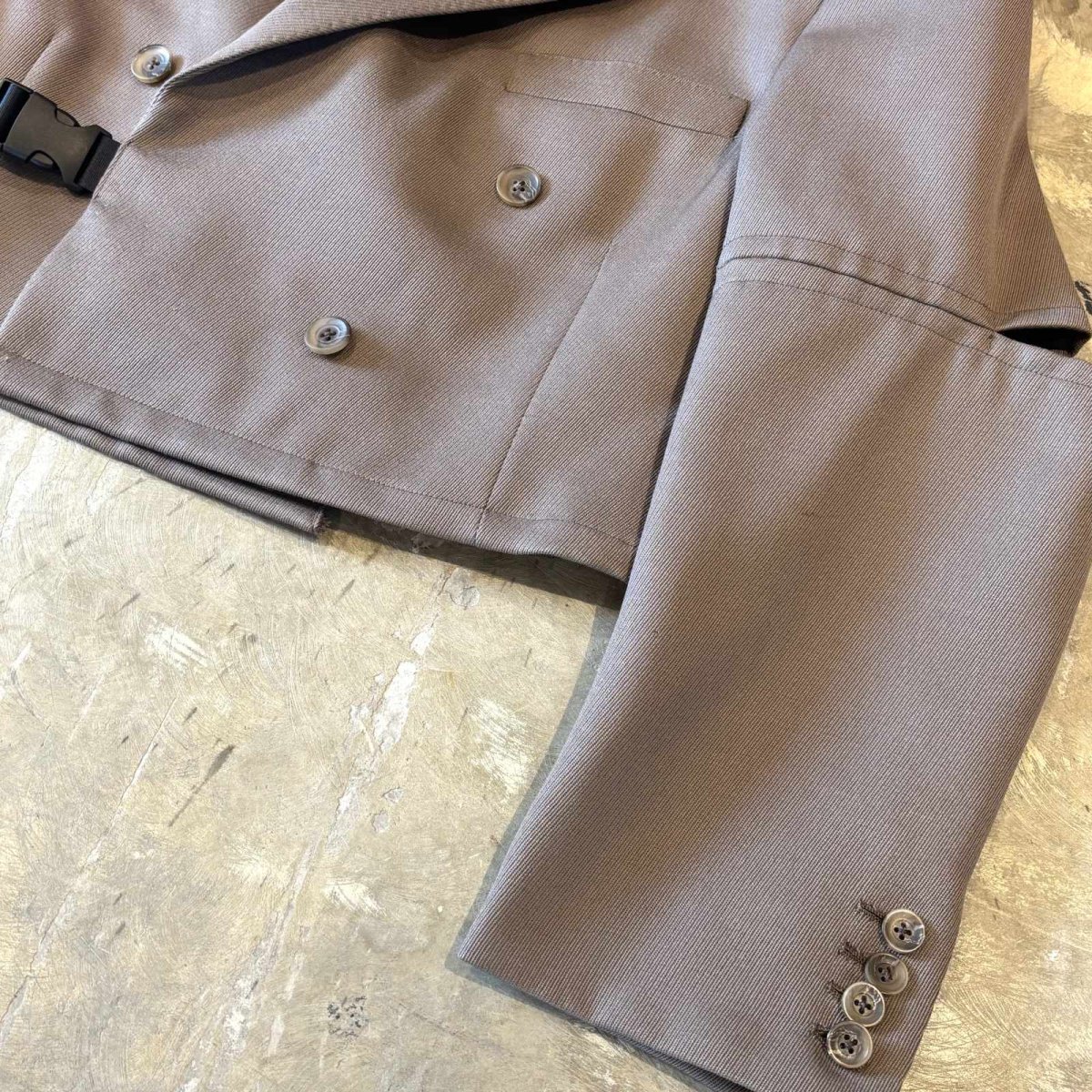 画像6: 【Wiz&Witch】"TRANSFORM" WRAP TAYLOR JACKET / BROWN / OS (6)