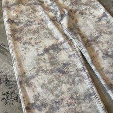 画像5: ALL OVER PATTERN WIDE SILHOUETTE COTTON PANTS / W33 (5)