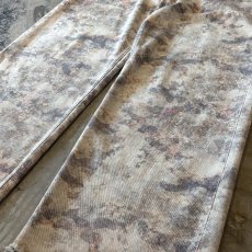 画像6: ALL OVER PATTERN WIDE SILHOUETTE COTTON PANTS / W33 (6)