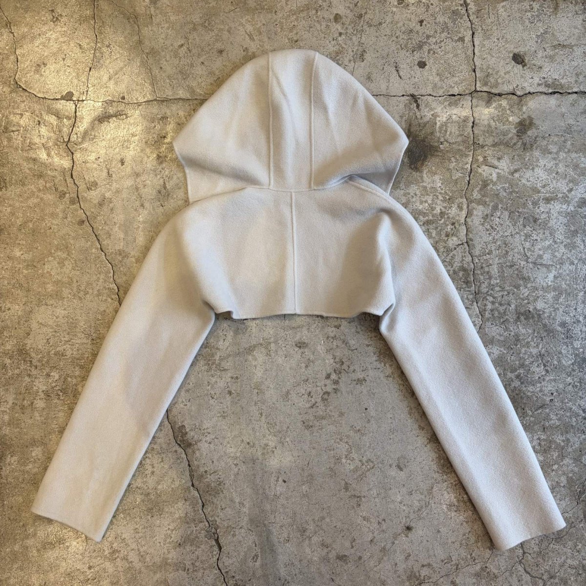 画像2: 【DKNY】FREECE SHORT BOLERO HOODIE TOPS / Ladies S (2)