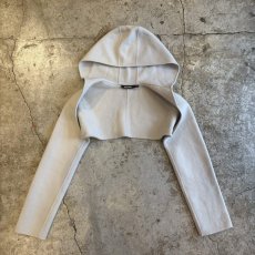 画像1: 【DKNY】FREECE SHORT BOLERO HOODIE TOPS / Ladies S (1)