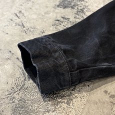 画像7: 80's SHORT LENGTH BLACK DENIM JACKET / Mens L / MADE IN USA (7)