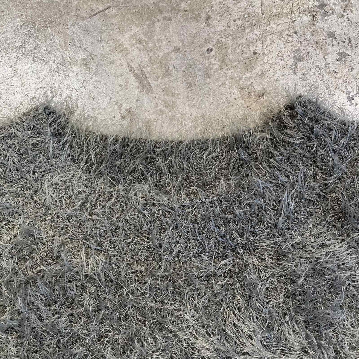 画像9: KHAKI COLOR DESIGN SHAGGY KNIT L/S TOPS / Ladies M(S) (9)