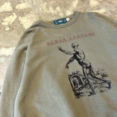 画像3: "HUMAN ANATOMY" ART PRINTED SWEAT / Mens XL (3)