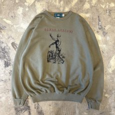 画像1: "HUMAN ANATOMY" ART PRINTED SWEAT / Mens XL (1)