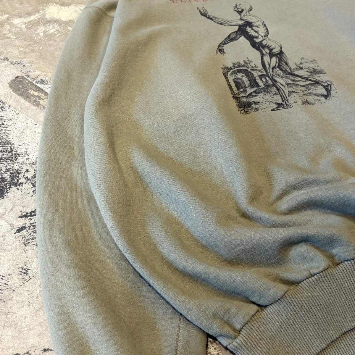 画像5: "HUMAN ANATOMY" ART PRINTED SWEAT / Mens XL (5)