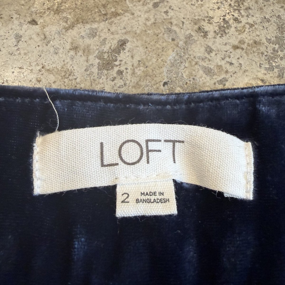 画像11: NAVY COLOR VELVET SLACKS WIDE PANTS / W29 (11)