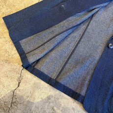 画像6: 1 BUTTON DESIGN TAILORED DENIM JACKET / Ladies M / MADE IN USA (6)
