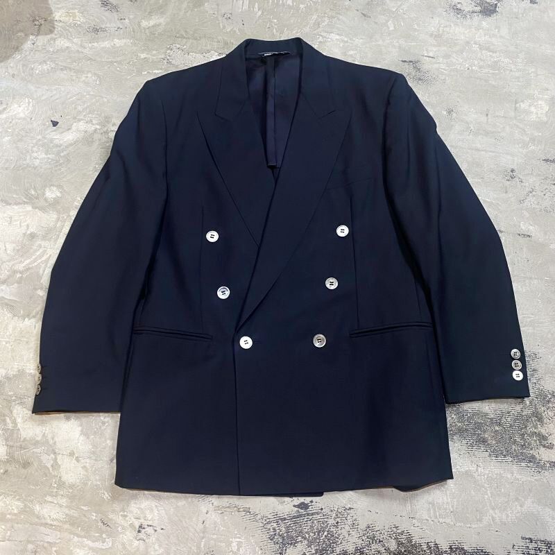 LANVIN】DOUBLE BREASTED JACKET / Mens M~L / MADE IN ITALY