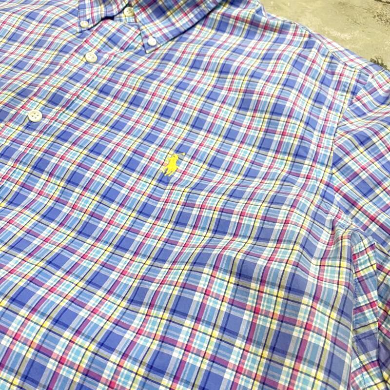 checked ralph lauren shirt