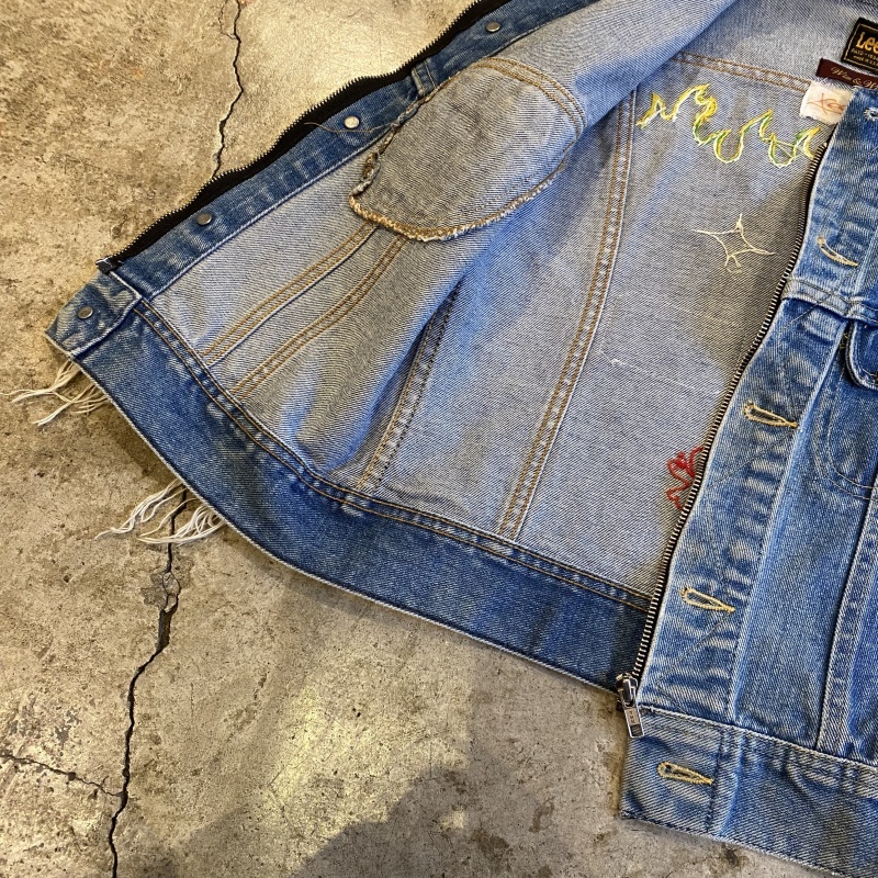 画像10: 【Wiz&Witch×KEEN KEEN】ONE OFF EMBROIDERY DENIM JACKET / OS (10)